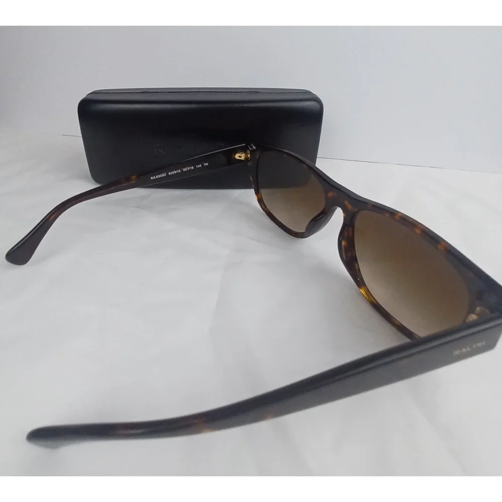 Ralph Lauren RA 5303U 500313 Dark Havana Tortoise Sunglasses Brown Gradient Lens